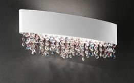 MASIERO Ola A2 OV 50 Lampa Ścienna srebrna