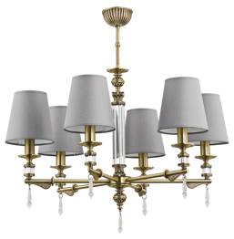 Lampa wisząca Kutek Merano MER-ZW-6(P/A) Patyna