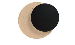 CIRCLE 1B BLACK kinkiet czarny (971/2) - Emibig