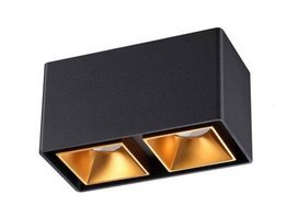 Dann Lux Design KAFO BK/GD2X10 DLD5238 Spot Ledowy Czarno Złoty