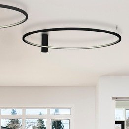 Ramko Echo 90 cm 67948 Plafon LED kolor czarny