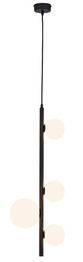 Jupiter Lampa Wisząca Taida  czarny 4-punktowy klosz biały 1926