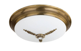 Lampa sufitowa Kutek Bellagio BEL-PL-3(P)CR-OZ Patyna 60 cm