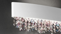 MASIERO Ola A1 OV 30 Lampa Ścienna Włoska biała