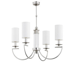 Żyrandol Kutek Lea LEA-ZW-4(BN/A) Nikiel błyszczący