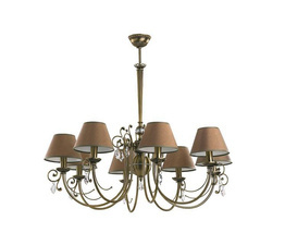 Luksusowy Żyrandol Kutek Coco COC-ZW-8(P/A)