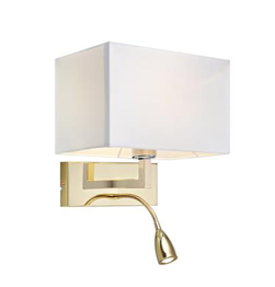 Kinkiet Złoto-Biały SAVOY Markslojd 106308