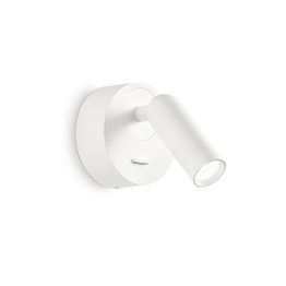 Lampa Ścienna Ideal Lux Bean Ap Round Bianco 260600