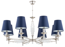 Lampa wisząca Kutek Fellino FEL-ZW-8(BN/A) Nikiel