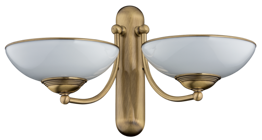 Lampa ścienna Kutek N-K-2(P) Patyna