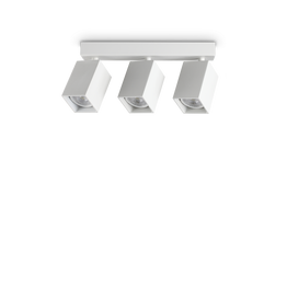 Lampa Ścienna Ideal Lux Dynamite Pl3 Linear Square Bianco 367415