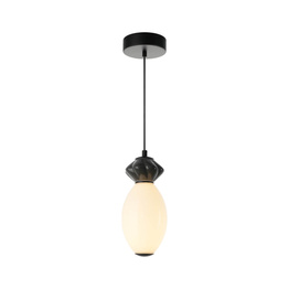 Lampa wisząca z ceramiką Balos PND-94921-1B-BK