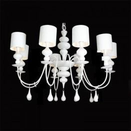 MASIERO Eva S8 Żyrandol biały