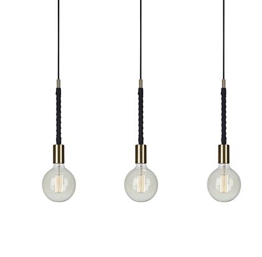 Żyrandol SADDLE Markslojd 106708 Złoto- Czarny