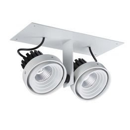 Italux Patrizio biało-czarny 4000K Lampa Sufitowa