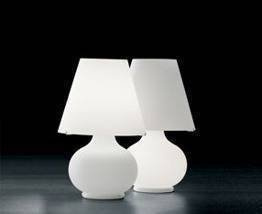 Leucos PARALUME M T (medium) biała Lampa Stołowa 56 cm