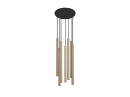 Żyrandol Nowodvorski Laser 8921 Mosiądz