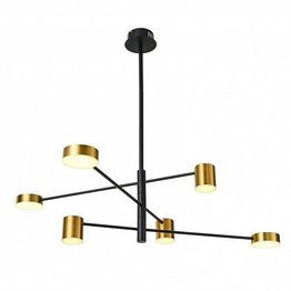Zwis Italux Remdal PND-16374-6-BK-GD-4K