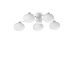 Plafon Ideal Lux Hermes Pl5 D60 Bianco 322698