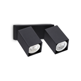 Lampa Ścienna Ideal Lux Dynamite Ap2 Square Nero 371238