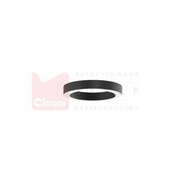 Plafon Cleoni 1408/ER/LA/W/SP 196 LED Czarny matowy 50 cm