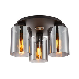 Italux Plafon SPL-5581-3SC-BK-SG Sardo