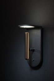 MA&DE 2nights miedź Lampa Ścienna 7943