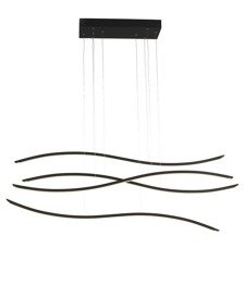 Azzardo Waves AZ2912 Lampa wisząca czarna