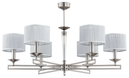 Żyrandol Kutek Zola ZOL-ZW-6(N/A) Nikiel
