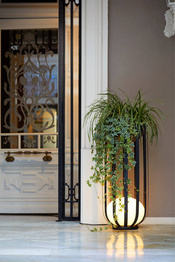 Lampa stojąca Estiluz  Bols P-4027X BLK-ANT czarny antracyt