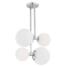 Nowoczesny Zwis białe klosze Argon Aspen 1646