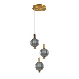 Żyrandol Italux Lenti Pnd-83631-3-Bro-Sg