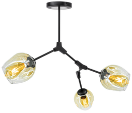 Żyrandol Elem Boston 1962/3 BLACK - 21QG