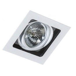 Azzardo Sisto 1 Oprawa Wpuszczona biało-czarny AZ1446