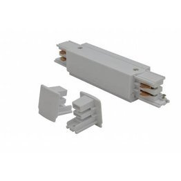 Azzardo Zasilanie Środkowe i Dwie Zaślepki Do Szyno Przewodu Line Power Białe AZ2978