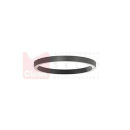 Cleoni Plafon 1408/GH/LA/W/SP/PK89 196 LED Czarny matowy 100 cm