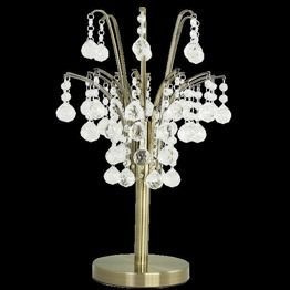 Elem Barcelona 6247/1D 21QG mosiądz Lampa Nocna kryształowa