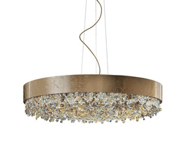 Włoska Elegancka Lampa MASIERO Ola S6 90 złoty