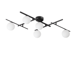 Ideal Lux Atlas Pl5 Nero Plafon 328218