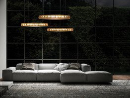 Italamp Aura 2391/70 Lampa wisząca bursztynowy