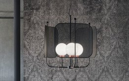 Żyrandol Masiero Papilio S3 G czarny