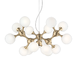 Lampa włoska Ideal Lux Nodi SP15 kolor mosiądzu