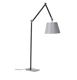 Azzardo Zyta L ML2300-L GR Lampa Stojąca Szara AZ1849+AZ2604