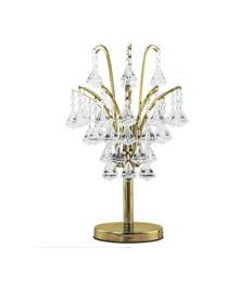 Elem 6246/1D złota Lampa Nocna kryształowa