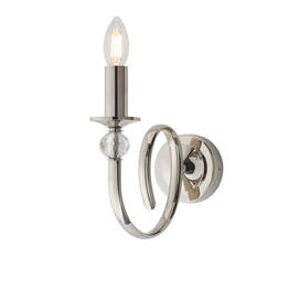 Fabia 1 Polerowany Nikiel 73910 Kinkiet Interiors