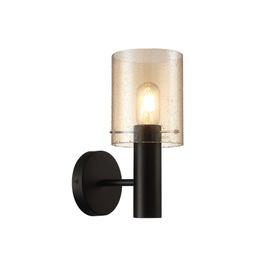 Lampa Ścienna Italux Sardo Wl-5581-1A-Bk+Rnamb
