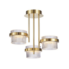 Italux Nowoczesna Lampa sufitowa Tiara PND-77362-3-24W-GD