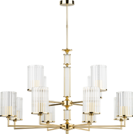 Ekskluzywny Żyrandol Kutek Mood Artu Ryfel ART-ZW-12(Z)R