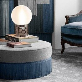 Slamp Atmosfera średnia szara Lampka Nocna