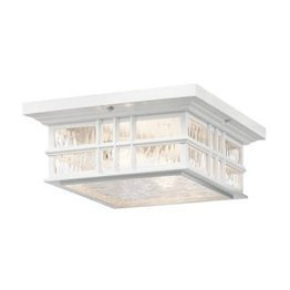 Plafon zewnętrzny Elstead Lighting Beacon Square KL-BEACON-SQUARE-F-WHT